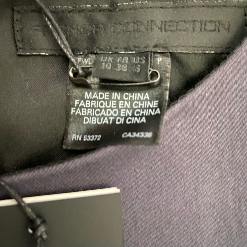 French Connection Crystal Corvette Dress Size-6 - Picture 8 of 9